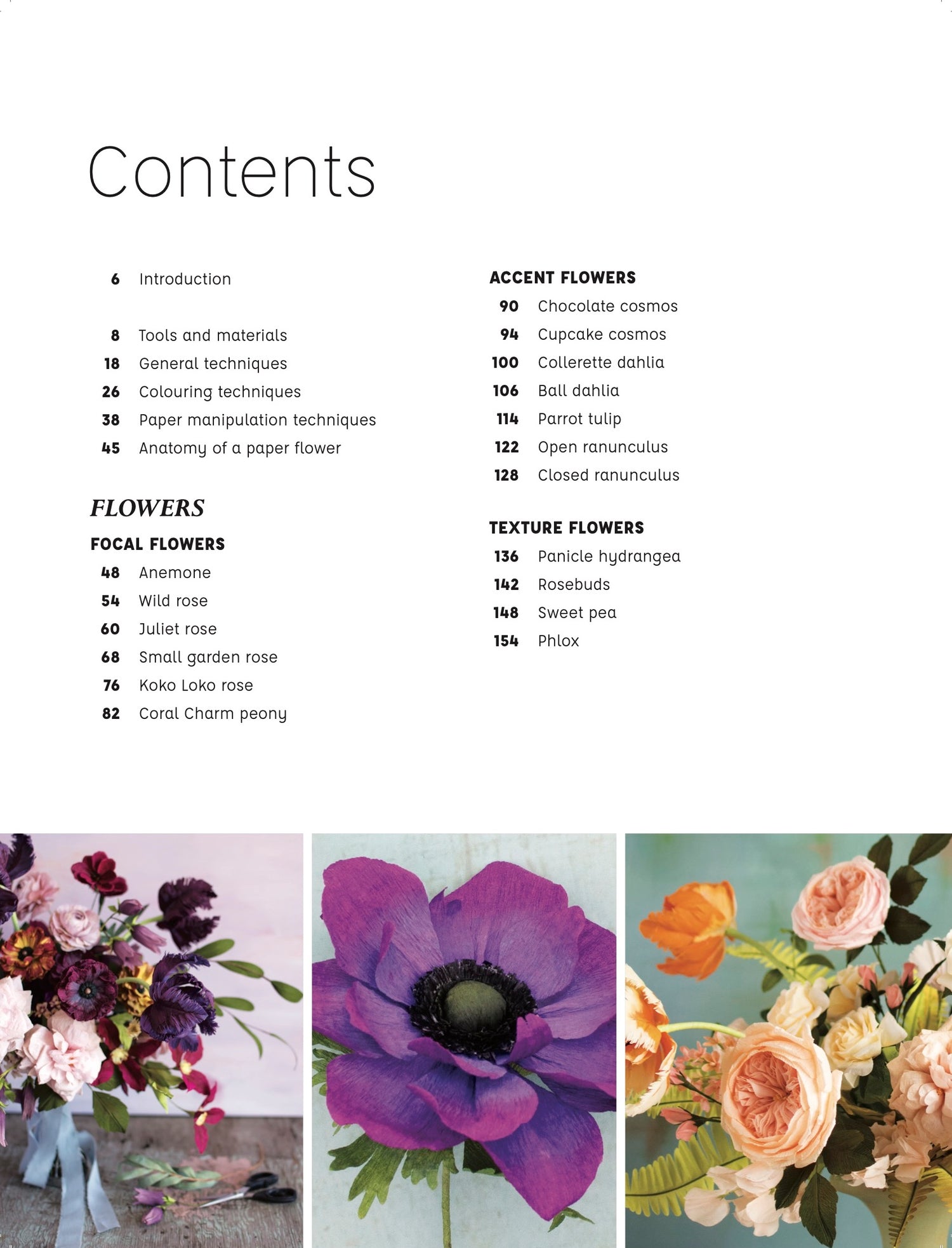 Paper Flower Art (Hardback Book), Signed by Jessie