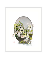 White and Green Arrangement